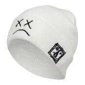 brand Lil Peep beanie cap xxxtentacion Sad boy face knitted hat for winter hip hop beanies fashion ski hats unisex