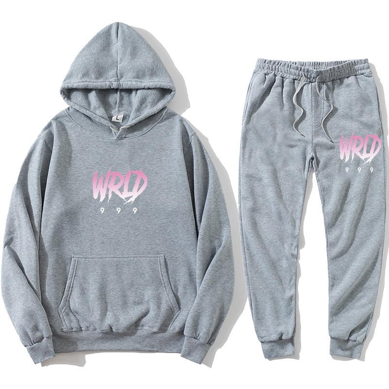New J UICEWrld hoodie suit sweatshirt + jogging pants​​Juice wrld juice wrld juicewrld trap rap rainbow tomography juice world