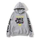 2020 black and white red J UICEWrld hoodie sweatshirt juice wrld juice wrld juicewrld trap rap rainbow glitch juice world