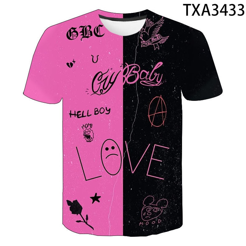 New Lil Peep Summer 3D T shirt Men Women Children Casual Fashion Streetwear Boy Girl Kids Printed T-shirt Cool Tops Tee