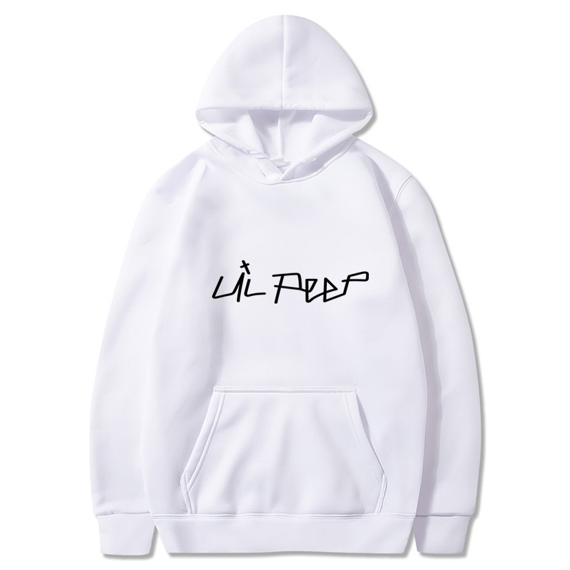 The screw thread cuff Hoodies Lil Peep print Men Women Fleece Sweatshirt Fashion Spring Autumn Hip Hop Streetwear Pullover Tops