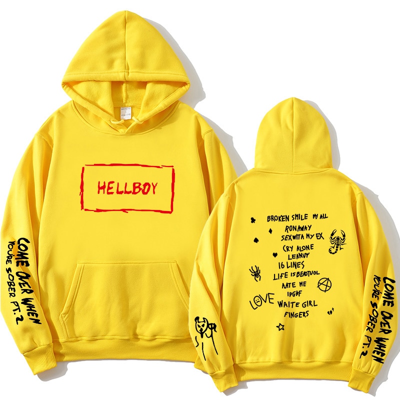 New Lil Peep Hoodie Love Men's Sweatshirt Loose Hooded Pullover 2020 Men/Women Sudderas Cry Baby Street Dance Hoodie Men