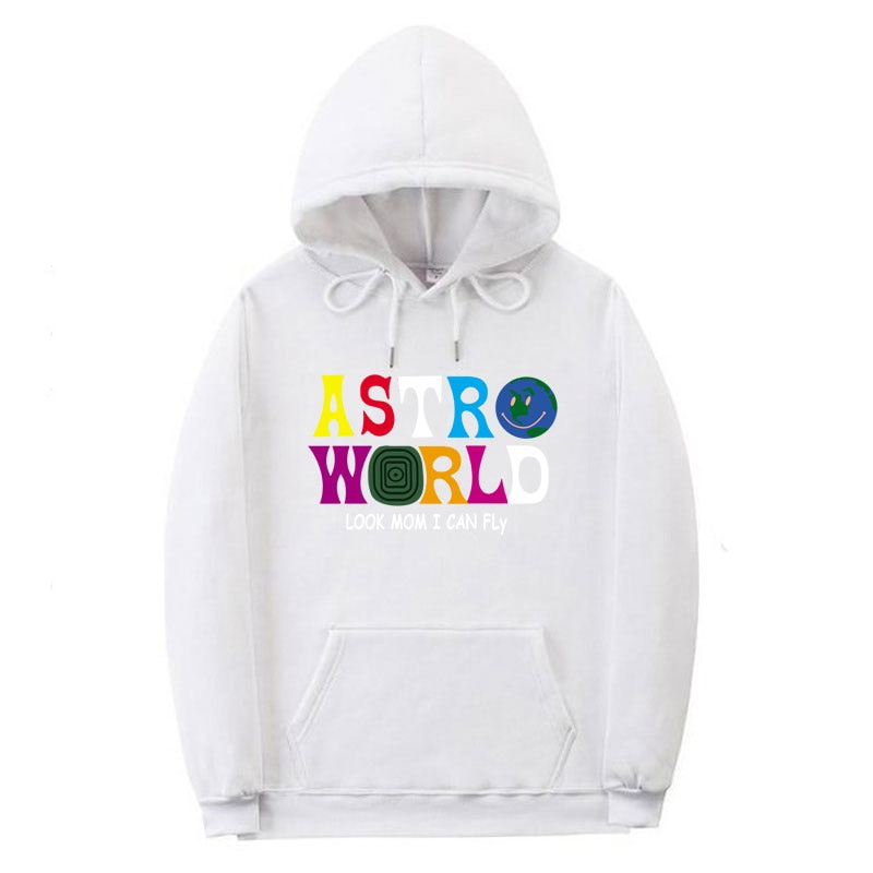 ASTROWORLD Look Mom I Can Fly Hoodie Travis Scott Astroworld Hoodie 2019 Gift Print Men's Hip Hop Pullover Sweatshirt Hot sale