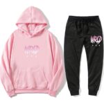 New J UICEWrld hoodie suit sweatshirt + jogging pants​​Juice wrld juice wrld juicewrld trap rap rainbow tomography juice world