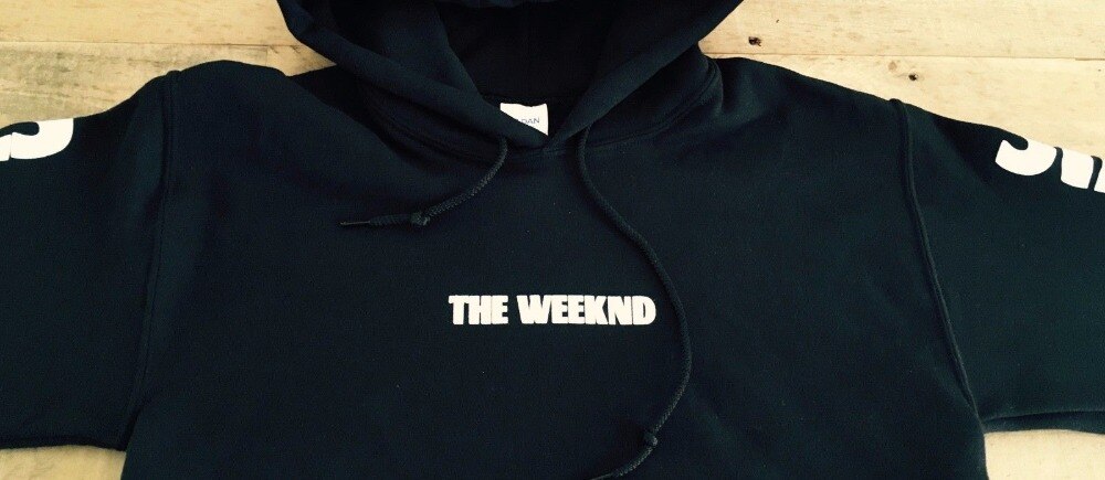 New winter fashion justin bieber sweatshirts men Starboy The Weeknd Tour Merch Black hoodie cotton fleece hoodie sweatshirt