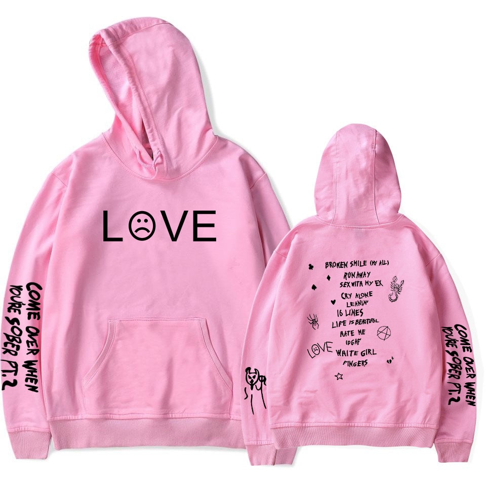 New Lil Peep Hellboy Hoodies Men/women Fashion Hooded Sweatshirts Lil Peep Fans Harajuku Hip Hop Streetwear Clothes 4XL Men