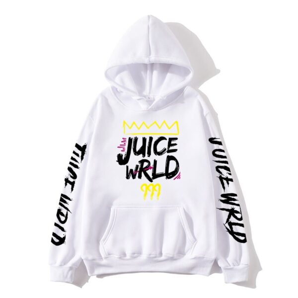 2020 black and white red J UICEWrld hoodie sweatshirt juice wrld juice wrld juicewrld trap rap rainbow glitch juice world