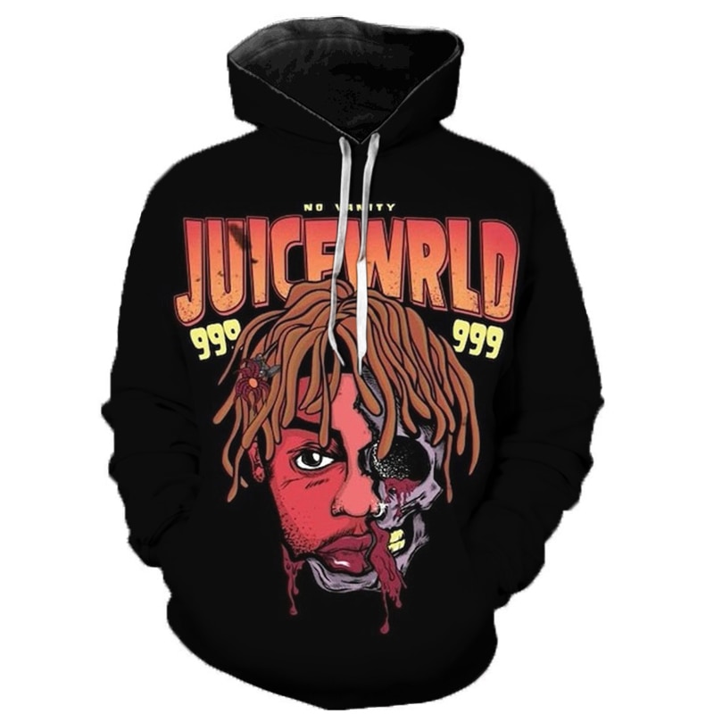 Rapper Juice Wrld 3D Printed Hoodie Sweatshirts Men Women 2020 Fashion Casual Pullover Hip Hop Streetwear Oversized Hoodies
