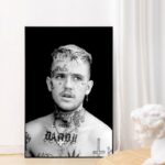 Lil Peep Music Rapper Poster Print Canvas Painting Modern Art Wall Picture For Living Room Bedroom Decoration Paintings No Frame