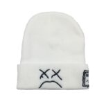 Embroidery Lil Peep beanie cap xxxtentacion Men's and women Sad boy face knitted hat for winter hip hop beanies fashion ski hat