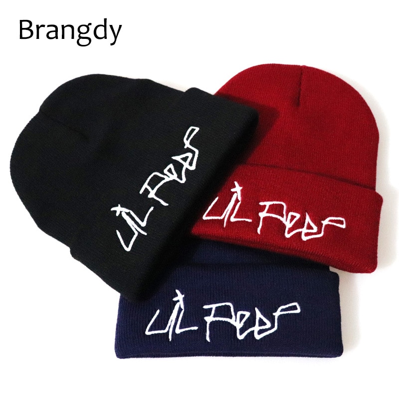 Women knit Embroidery Beanies
