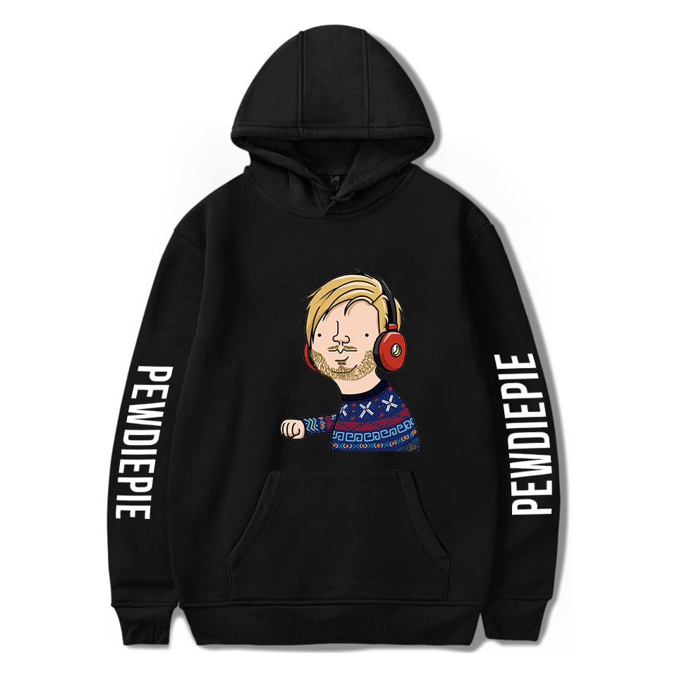 2020 New Pewdiepie Sweatshirts Loose Young Casual Adult Men/Women Hoodies Stylish Clothes Spring Autumn Winter Tops