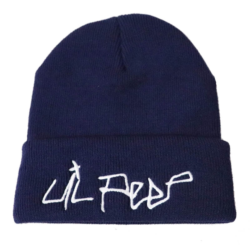 Casual Love Lil Peep Beanies Embroidery Warm Soft Knitted Hat Hip-Hop Bonnet Unisex