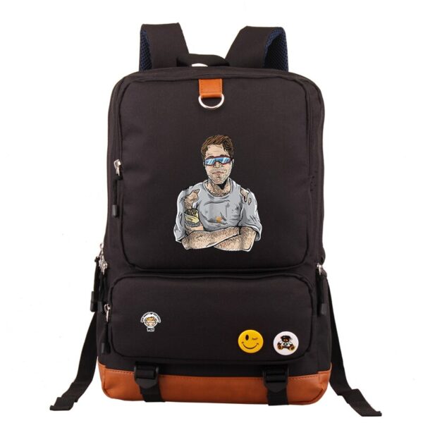 Fashion Cool Style Shane Dawson Print Canvas Casual Funnny Pig student School Backpack Men Shoulder Backpack for teens