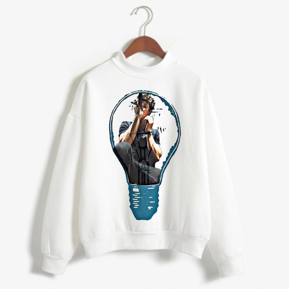 BTFCL Shawn Mendes Hoodie Sweatshirt Women Harajuku Print Streetwear Hoodies Cotton Fleece 90s Idols Pullovers Hoody Female