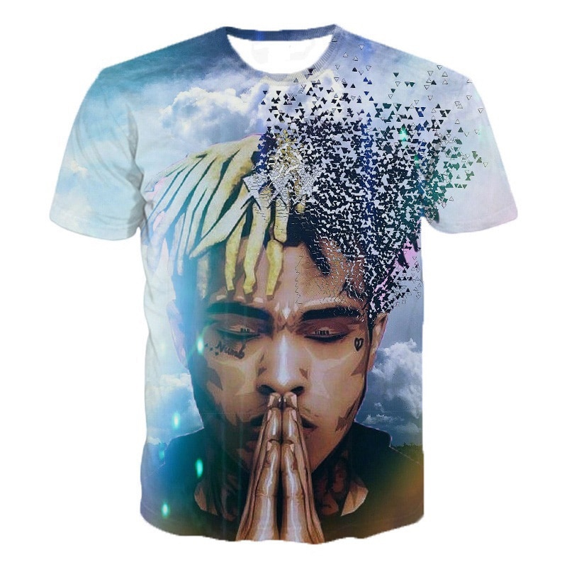 Rapper Lil Peep 3D Print Tshirt Men/women Hiphop Xxx Tentacion T-shirt Boy Cool O-neck T Shirt Man Summer Tops Clothes