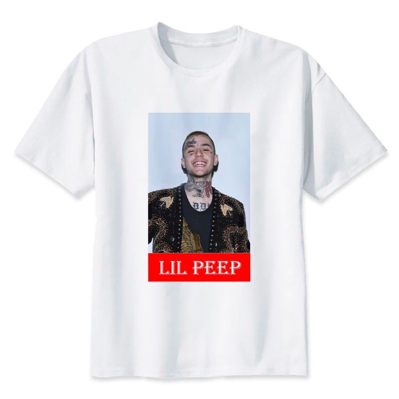 Lil Peep T Shirts Rapper Tshirt Crew Fashion Cool Tees Best Hip Hop Gift for Friends Comfortable Hiphop Tee Shirt