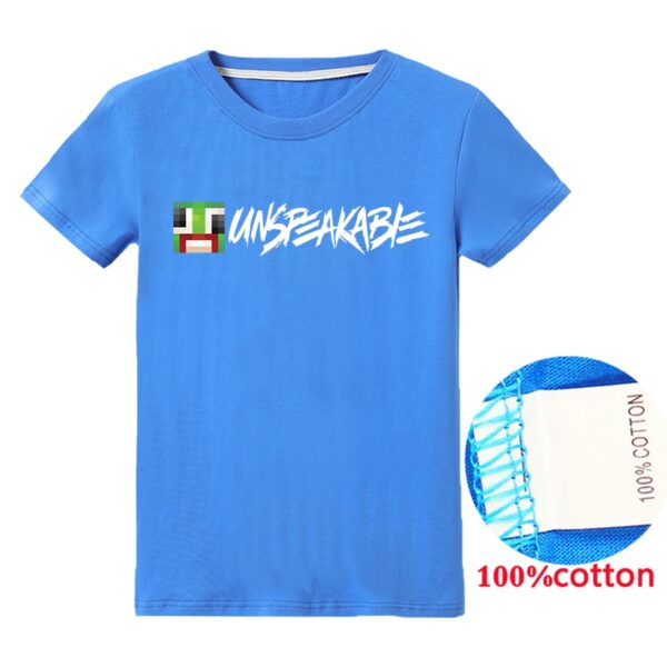 Baby Girl Summer Clothes Boys Cartoon T Shirts Kids Short Sleeve Alan Walker Tops T-shirt Tees UNSPEAKABLE