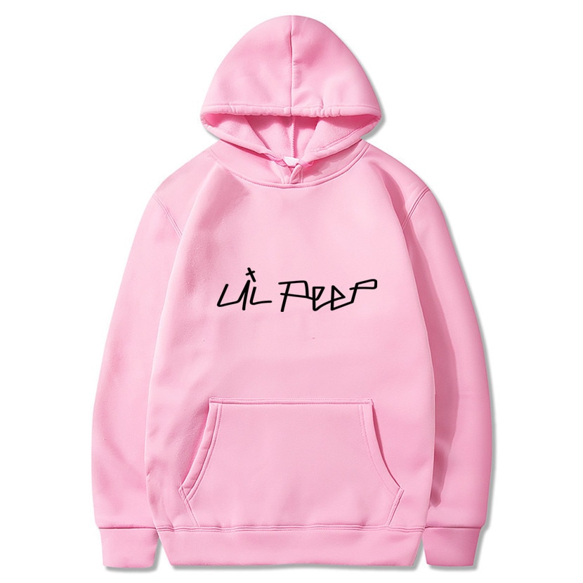 The screw thread cuff Hoodies Lil Peep print Men Women Fleece Sweatshirt Fashion Spring Autumn Hip Hop Streetwear Pullover Tops