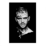 Lil Peep Music Rapper Poster Print Canvas Painting Modern Art Wall Picture For Living Room Bedroom Decoration Paintings No Frame
