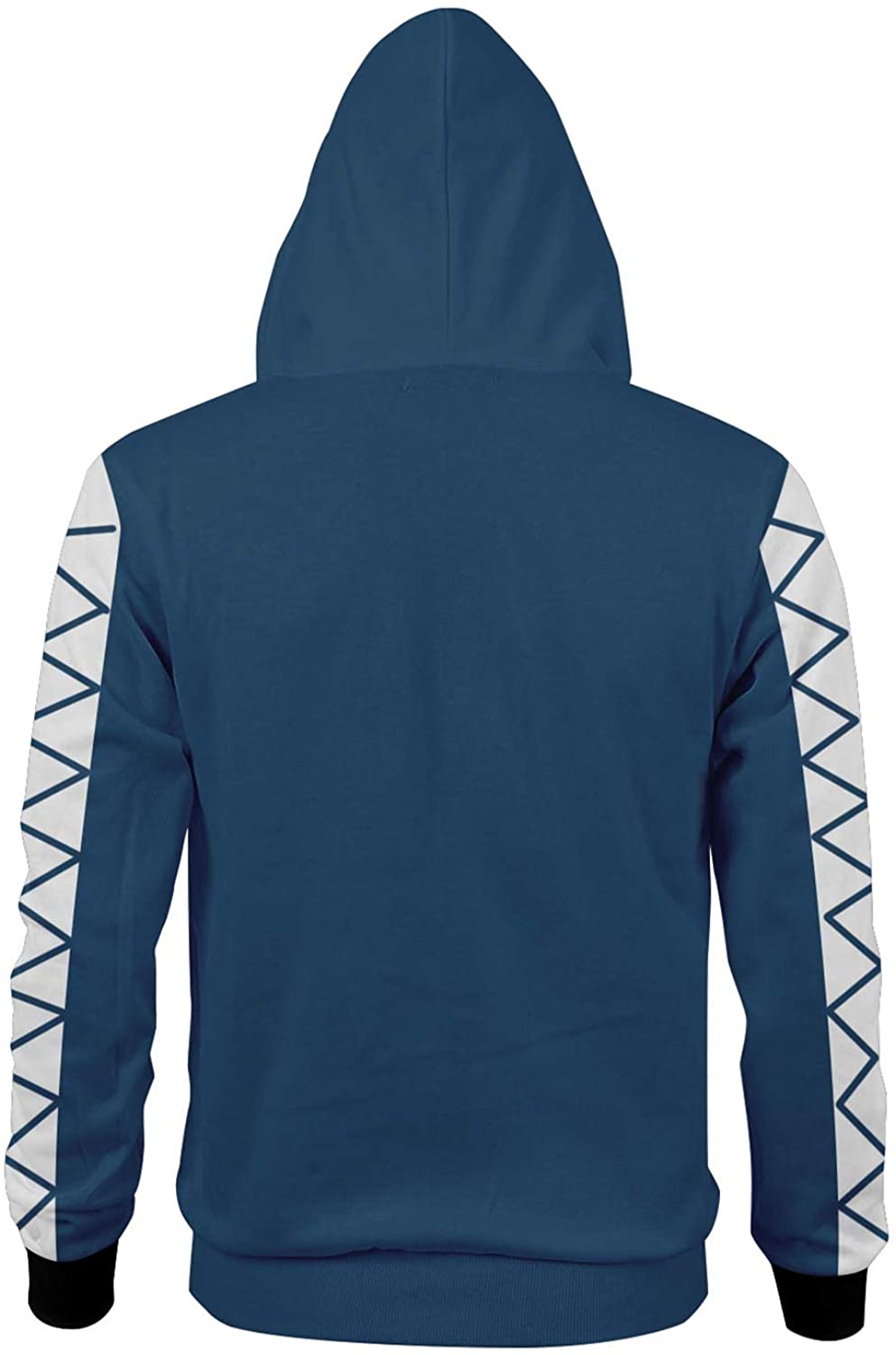 Newcos Idia Shroud Hoodie Zip-up Jacket Cosplay Costume Sweatshirt Coat Adult