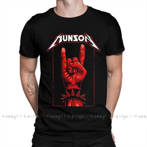 High Quality Stranger Things 4 Munson Rock T-Shirt For Men's | Hellfire Club Clothing