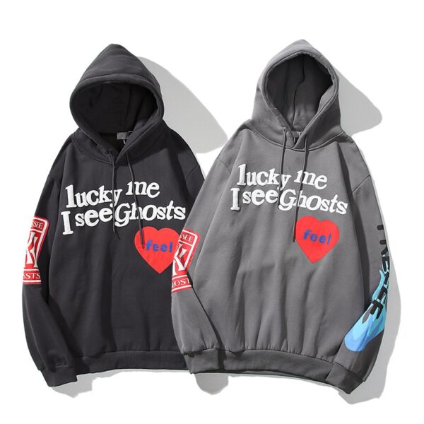 Lucky Me I See Ghosts Graffiti Hoodie